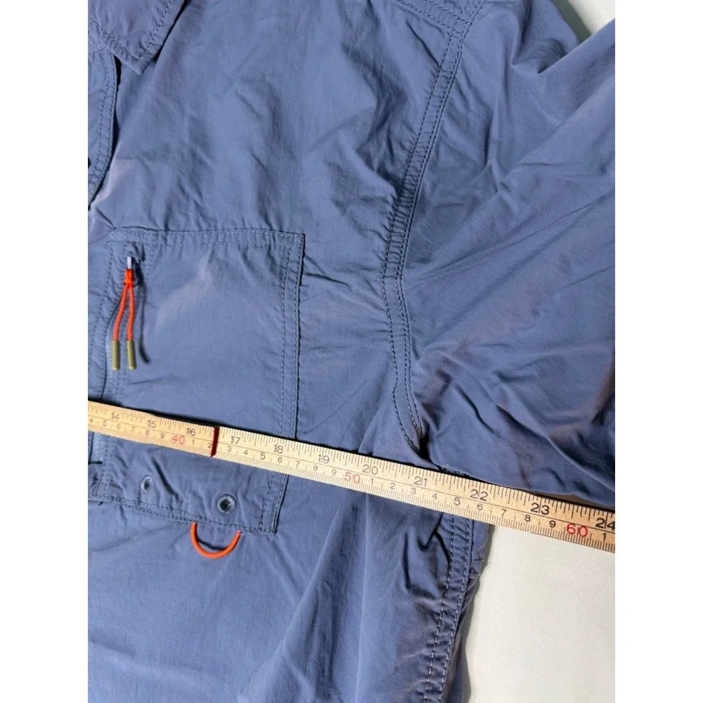 Ozark Trail mens sz L Blue Hiking short sleeve nylon shirt outdoors